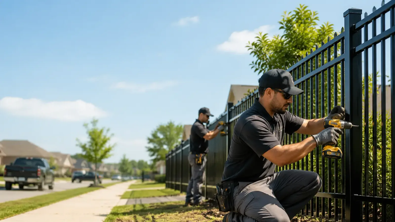 Metal Fence Installation in Pollok, TX